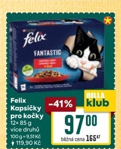 Kapsičky pro kočky Felix Purina