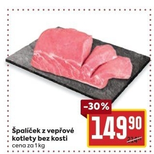Kotleta vepřová bez kosti