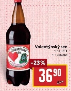 Pivo řezaný ležák Valentýnský sen Pivovar Nová Paka