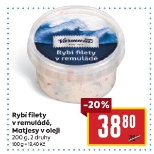 Rybí filety v remuládě Varmuža
