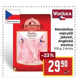 Šunka nejvyšší jakosti Mandolína Vocílka