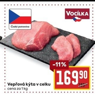 Vepřová kýta Vocílka