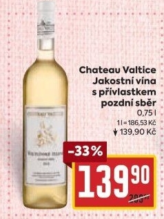 Vína Chateau Valtice - pozdní sběr