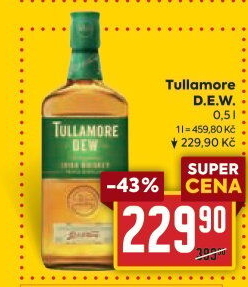 Whiskey irská Tullamore Dew
