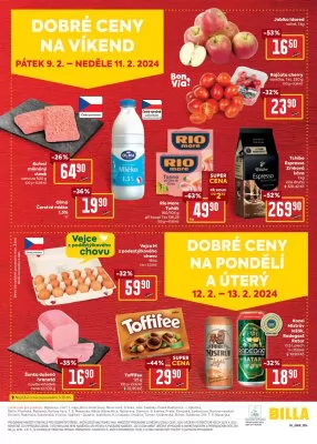 akční leták BILLA 7.2.2024-13.2.2024