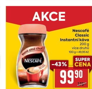 Instantní káva Nescafé Classic