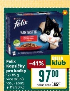 Kapsičky pro kočky Felix Purina