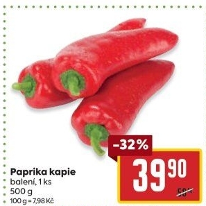 Paprika červená kapie