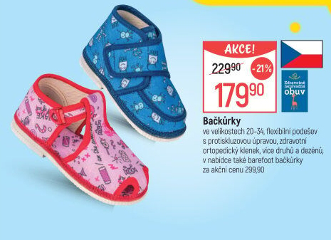 Dětské bačkůrky