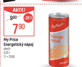 Energetický nápoj My Price