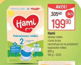 Kojenecká výživa Hami