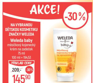 Krém na opruzeniny měsíčkový kojenecký Baby Weleda