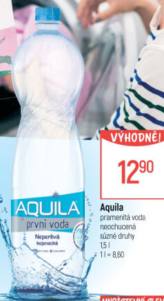 Přírodní voda Aquila