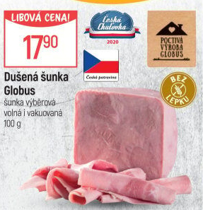 Šunka dušená výběrová Globus