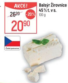 Sýr Balsýr Mlékárna Žirovnice