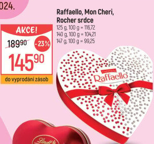 Bonboniéra srdce Raffaello Ferrero