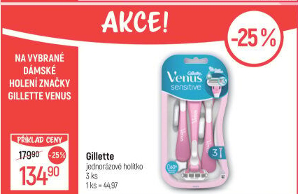 Holicí strojek dámský Sensitive Smooth Gillette Venus
