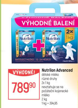 Kojenecká výživa Nutrilon Advanced