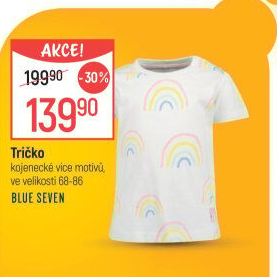 Kojenecké tričko Blue Seven