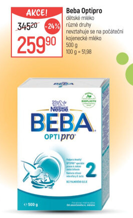 Mléčná výživa Beba Optipro Nestlé