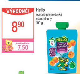 Ovocná kapsička Hello