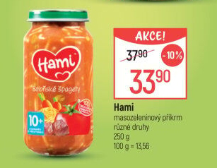 Příkrm masozeleninový Hami
