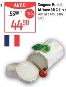 Sýr Buche affinée 45% Soignon