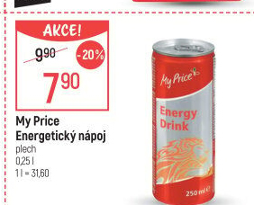Energetický nápoj My Price