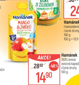 Kapsička ovocná 100% Hamánek