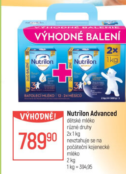 Kojenecká výživa Nutrilon Advanced