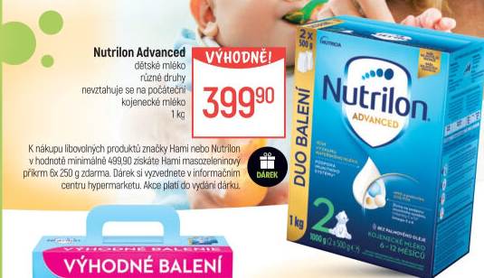Kojenecká výživa Nutrilon Advanced