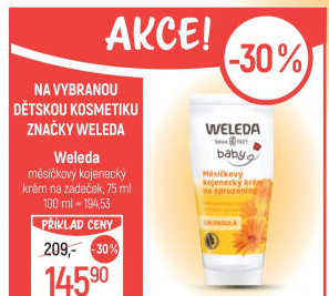 Krém na opruzeniny měsíčkový kojenecký Baby Weleda