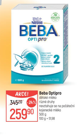 Mléčná výživa Beba Optipro Nestlé