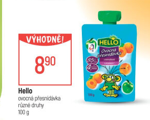 Ovocná kapsička Hello