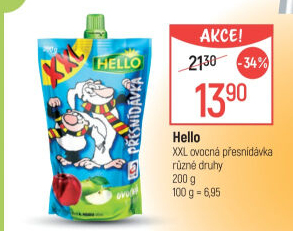 Ovocná kapsička Hello