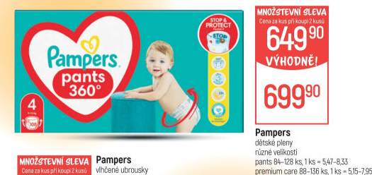 Pleny dětské Pampers Pants