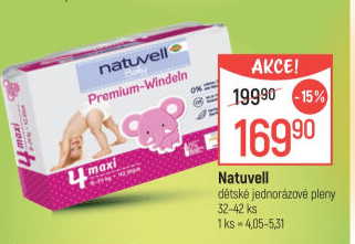 Pleny dětské Premium Natuvell