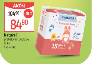 Podložky přebalovací Natuvell