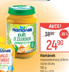 Příkrm masozeleninový Hamánek