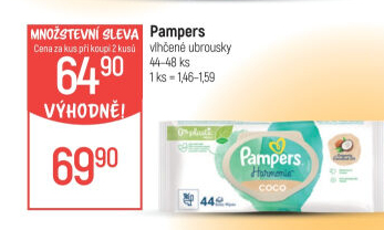Vlhčené ubrousky dětské Harmonie Pampers