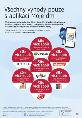 akční leták dm drogerie 8.2.2024-6.3.2024