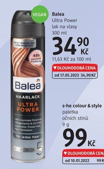Lak na vlasy Balea