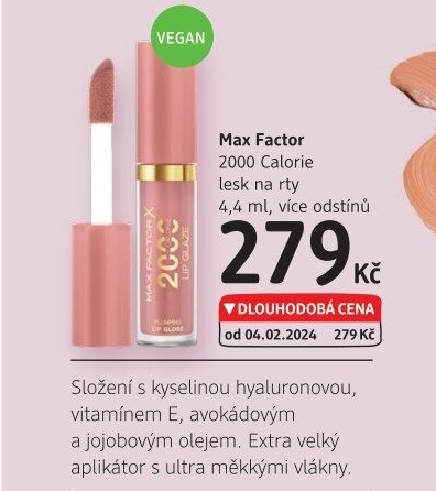 Lesk na rty 2000 Calorie Max Factor