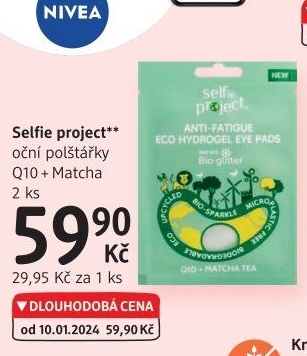 Oční polštářky selfie project