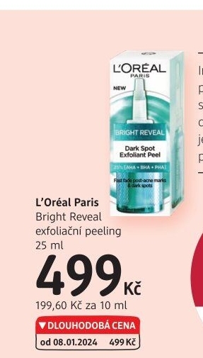 Peeling pleťový Bright Reveal L'