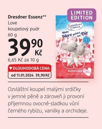 Pudr do koupele Dresdner Essenz