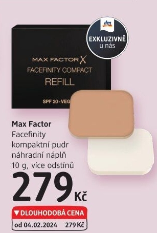 Pudr Facefinity Compact Max Factor - náhradní náplň