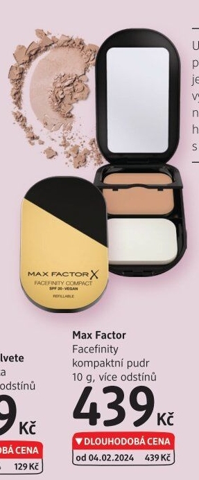 Pudr Facefinity Compact Max Factor