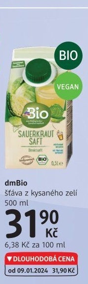 Šťáva z kysaného zelí dm Bio