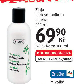 Tonikum pleťové Ziaja